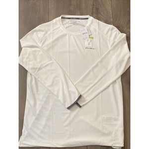 Eddie Bauer Long Sleeve Crew Free Dry Mens size XL white NWT